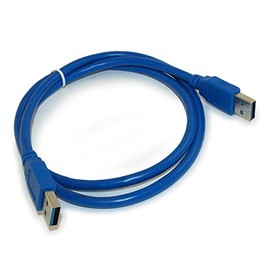 MyCableMart 3ft USB 3.2 Gen 1 SUPERSPEED 5Gbps Type A Male to A Male Cable, Blue