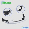 Osompar 4PCS Exterior Door Handle Compatible with Toyota Tundra 2007-2020