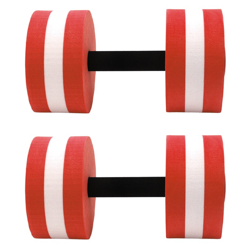 2 PCS EVA Water Floating Dumbbell Yoga Exercise Water Foam