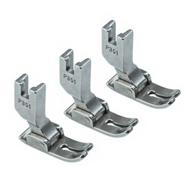 Blooy - 3PCS P351 Standard Presser Foot for Industrial Single Needle Lockstitch Sewing Machines