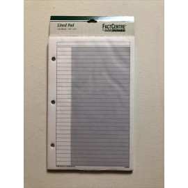 Day Runner Fact Centre by Day Runner Lined Pad 5 1/2" x 8 1/2"  30 Sheets