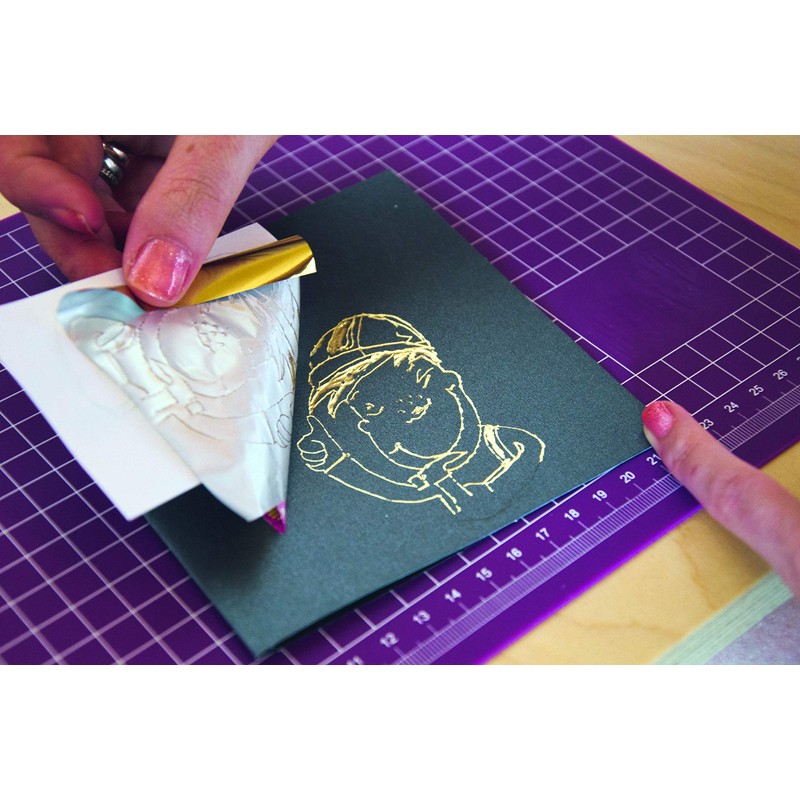 Pebaro 0221-1 24 foils for hot foil embossing set, embossing