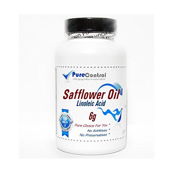 Safflower Oil Linoleic Acid 6g // 200 Capsules // Pure