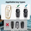 CTRINEWS for Ford Key Fob Cover with Upgraded Anti-lost Luxury