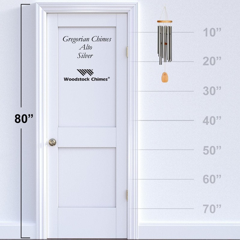 Woodstock Wind Chimes Garden Decor for Outside Outdoor Patio Decor