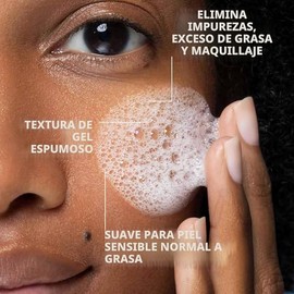 La Roche-Posay Toleriane Limpiador Facial Espumoso Purificante, Limpiador Facial Sin Aceite para Mujeres y Hombres con Niacinamida + Ceramidas, Limpiador de Poros Seguro para Piel Sensible, No Reseca