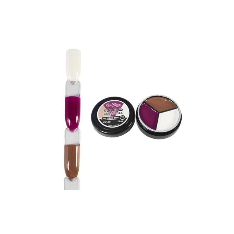 Oh Bling Solid Gel Cream Trio 15mL #18