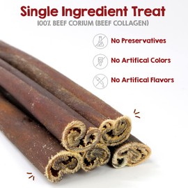 Riley's Riley's 6 Inch Beef Collagen Sticks for Dogs, Collagen Chews for Dogs, Bully Stick & Rawhide Alternative, Long Lasting, No Raw Hide Chews, Single Ingredient Dog Treat - 5 ct