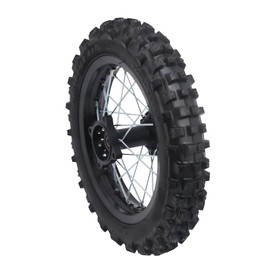 RustyVioum For Dirt Pit Bike 14" / 12" Front & Rear Wheel 60/100-14 Rear 80/100-12 Tire Wheel Rim with Rim 2.50-14 Knobby Tire Inner Tube Wheel Bearings for Dirt Bike Pit Bike Monkey Bike