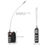 TSA Luggage Locks, 2 Packs 3 Digit Security Lock, Combination