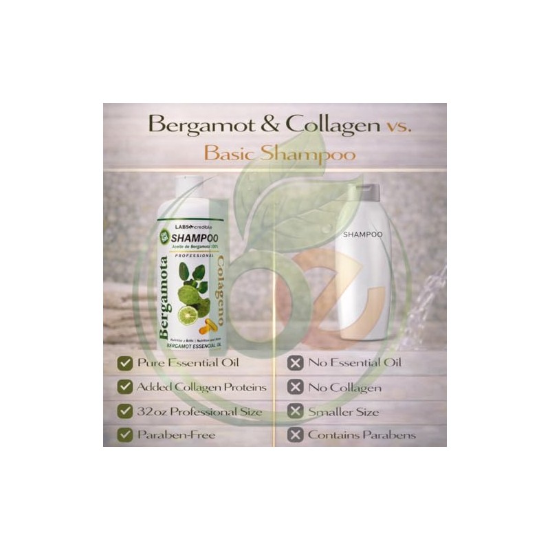 Shampoo Aceite de Bergamota 100%