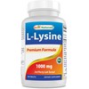Best Naturals L-Lysine 1000mg 180 Tablets 