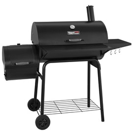 Royal Gourmet Royal Gourmet CC1830S 30" BBQ Charcoal Grill and Offset Smoker | 811 Square Inch cooking surface, Outdoor for Camping | Black