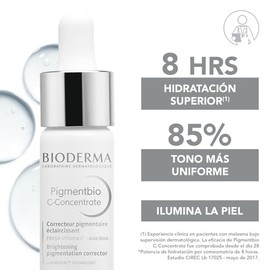 BIODERMA, Sérum Antimanchas, Pigmentbio C-Concentrate Sérum Con Vitamina C, Hidratante para Rutina de Noche, 15ML