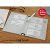 Replug Business Card File Log Book Black B02-473