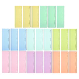 PATIKIL Guided Reading Strips, 8pcs Highlight Colored Overlay Bookmark Reading Tracking Ruler with Line Teacher Teaching Supplies for Classroom, Multi Color
