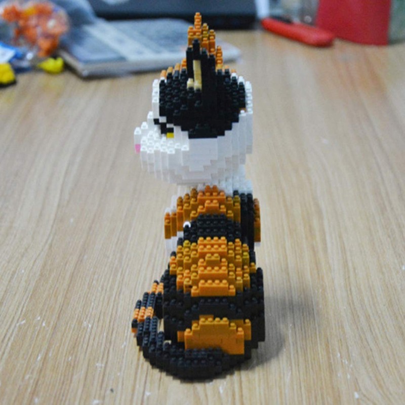 Balody Various Cat Nano Block Kits - Figure built with