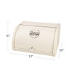 X458 Metal Bread Box for Kitchen Countertop - Stainless Steel