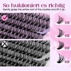 WENDY Cluster Eyelash Extensions Wispy Individual Eyelashes 10-18MM D Curl