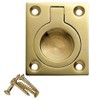 SISI UK Flush Ring Pull Handle 38mm x 50mm Polished