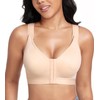 Lemorosy Women's Post-Operative Strong Support Sports Bra Adjustable Without Underwire