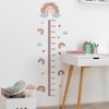 Condessacity Height Meter Wall Sticker, Rainbow Cloud, Love, Height Sticker,