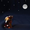 CGB Giftware Glass Stargazing Hare Ornament | Brown | Gift