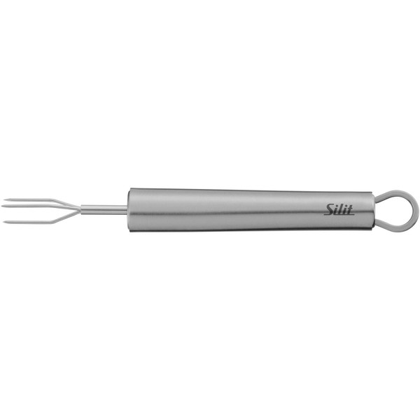Silit Classic Line 17 cm Polished Stainless Steel Potato Fork, Corn on the Cob Skewers, Dishwasher Safe