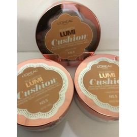 L'Oréal Lot of 3 L'Oreal True Match Lumi Buildable Cushion Foundation Perfect Beige N5.5