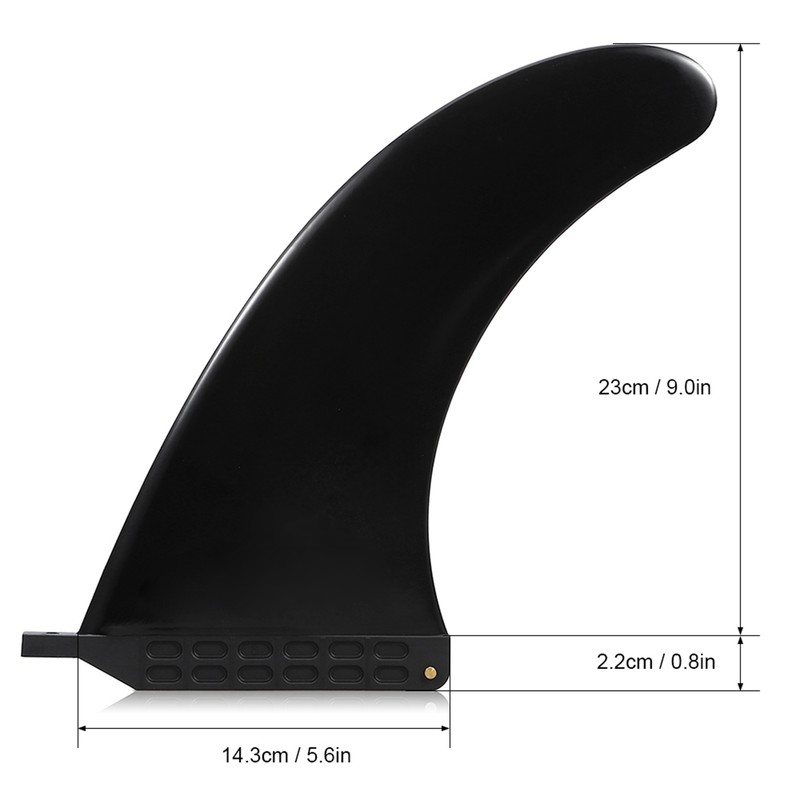 Single Fin Central Fin Nylon Longboard Surfboard Paddleboard Fin 6.5''