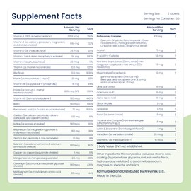Previnex Multivitamin, Mineral & Antioxidant Plus - Multivitamin for Men & Women with Vital Nutrients, Vitamin C & Vitamin D & Vitamin E, 112 Tablets