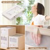 XIKAYA Wardrobe Storage Boxes - Foldable Fabric Storage Cube with