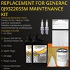 Replacement for Generac A0002074708 maintenance kit with 5W-20 Motor Oil.