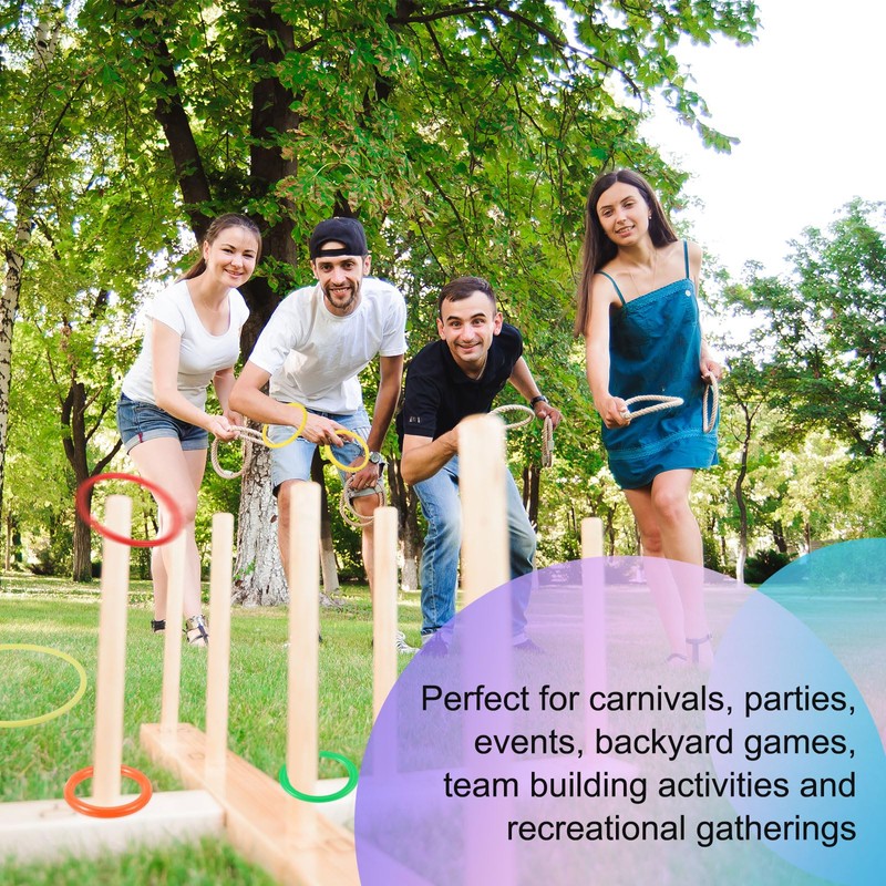 PATIKIL 2" Plastic Ring-Toss Rings for Bottles, 60 Pack Carnival