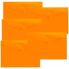 eco-eco A5 50% Recycled Transparent Press Stud Popper Wallet, Plastic