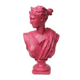 YUEOECOR 12Inch Greek Statue of Diana Goddess - Classic Roman Head Bust Greek Mythology Figurine Sculpture