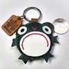 deaizaka.biz Frog Keychain, Frog, Leather, Plump, Cute, Handmade Leather, Bag