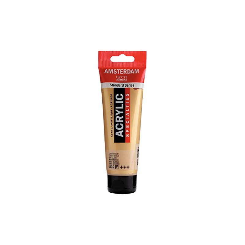 Amsterdam Standard Series Acrylic Tube 120 ml Light gold 802
