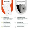 Vendix 152 x Golf Impact Stickers, Weatherproof Impact Tape for
