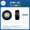 Be:striata4 Wheel Caster Quiet Suitcase Repair DIY Carry Cart Set