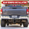 Ram 1500 2 Inch Rear Bumper Trailer Hitch Receiver, Heavy