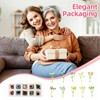 10 Pack Cute Mini Ceramic Vase Fridge Magnets with Artificial