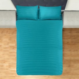 Colchas Elefantito Juego De Sábanas King Size Microfibra Soft Tela Satinada Diseño de la tela Turquesa