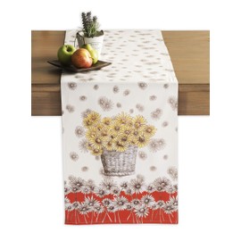 Maison d'Hermine Thanksgiving / Christmas Table Runner, 100% Cotton, 50 cm x 150 cm.