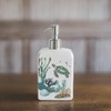 CHOOLD Ceramic Sea Turtle and Sea Grass Dispenser with Plastic