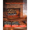 VEVOR Electric Fireplace Log, 25 inch Fireplace Insert Log Heater,