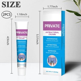 Antibakterielle Creme,Private Antibakterielle Creme,Body Repair Creme fur Männern,Topisch Gegen Juckreiz Anti-Juckreiz-Creme,äußerliche Anwendung,Textur,2PCS
