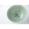 大堀 相馬 Burn 松永 Kiln Rice Bowl Celadon Color (Large)
