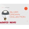Satco S3862 Medium Light Bulb in Chrome finish, 4.38 inches