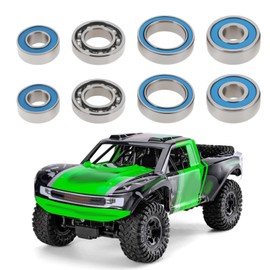 SG Store 16pcs RC Off Road Car Front & Rear Bearing Kit 5x11x4mm 7x14x3.5mm Open 5x14x5mm 10x15x4mm Compatible with Axial SCX10.2 SCX10 II Ar44